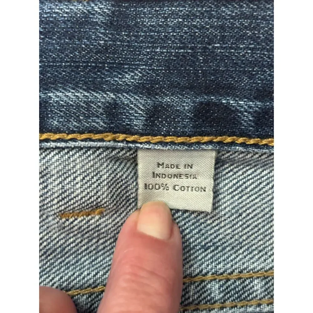 J Crew Jeans Mens 38x32 Straight Blue Denim - Picture 3 of 4